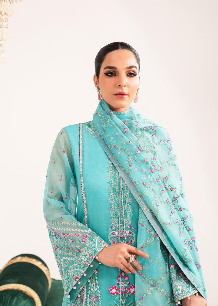 Dastoor | Sajni Luxury Eid Collection 24 | Gulnoor - Hoorain Designer Wear - Pakistani Ladies Branded Stitched Clothes in United Kingdom, United states, CA and Australia