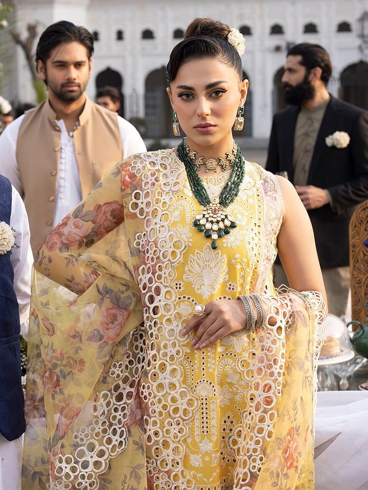 Mahnur | Mahrukh Luxury Lawn 24 | DELIA - Hoorain Designer Wear - Pakistani Ladies Branded Stitched Clothes in United Kingdom, United states, CA and Australia