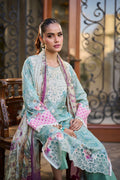 Dhanak | Lawn Collection SS-24 | 3187-Dark Green - Pakistani Clothes for women, in United Kingdom and United States