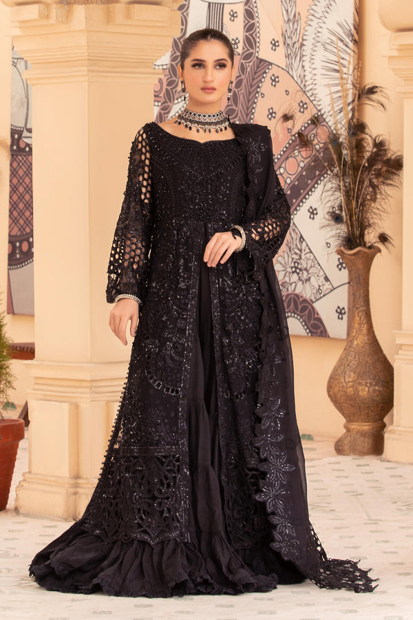 Diara Couture | Tehzeeb Wedding Formals |  BLACK NOIR