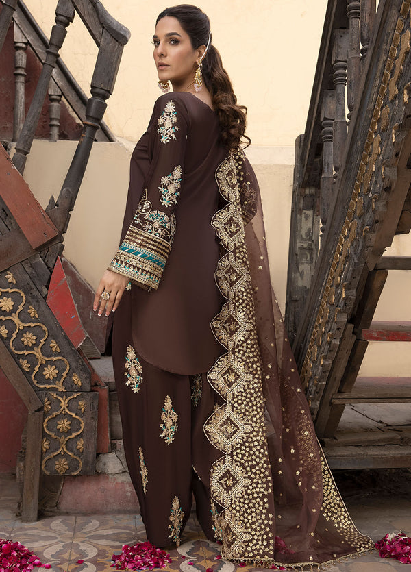 Sahane | Luxury Lawn and Formal Dresses | BR-1203 Sonaar - Durnaz