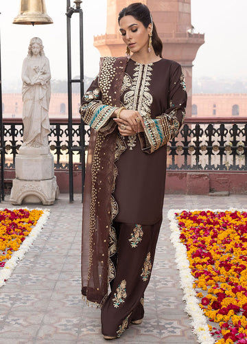 Sahane | Luxury Lawn and Formal Dresses | BR-1203 Sonaar - Durnaz