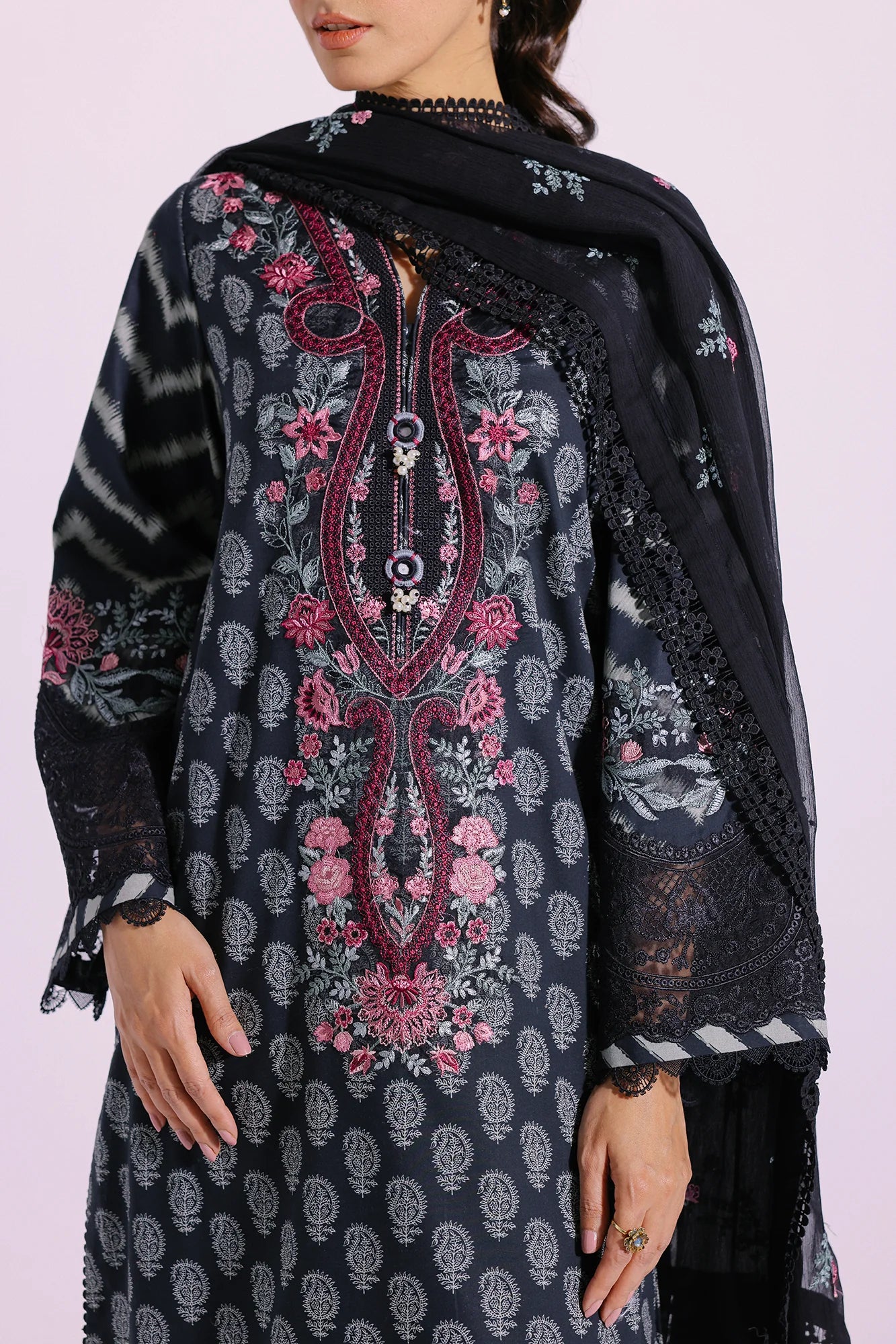 Ethnic | Rozana Collection SS 24 | E0412/203/902 - Pakistani Clothes for women, in United Kingdom and United States