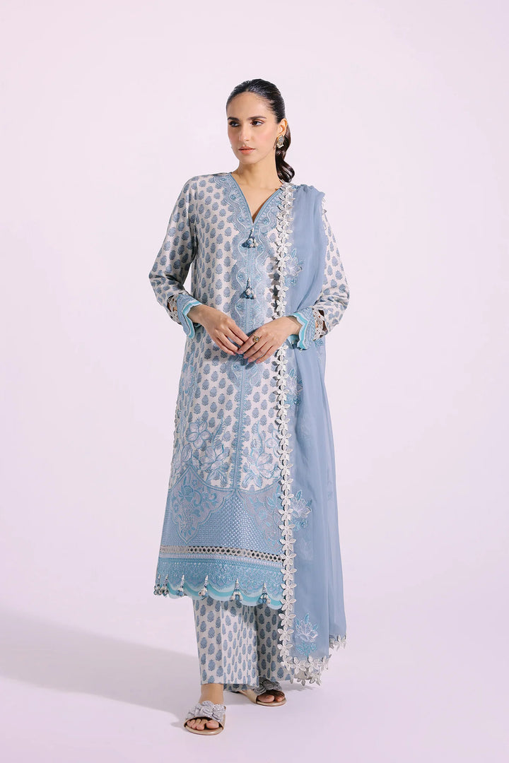 Ethnic | Rozana Collection SS 24 | E0413/203/615 - Hoorain Designer Wear - Pakistani Ladies Branded Stitched Clothes in United Kingdom, United states, CA and Australia