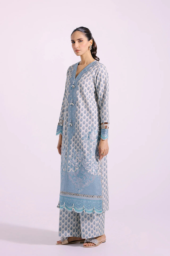 Ethnic | Rozana Collection SS 24 | E0413/203/615 - Hoorain Designer Wear - Pakistani Ladies Branded Stitched Clothes in United Kingdom, United states, CA and Australia