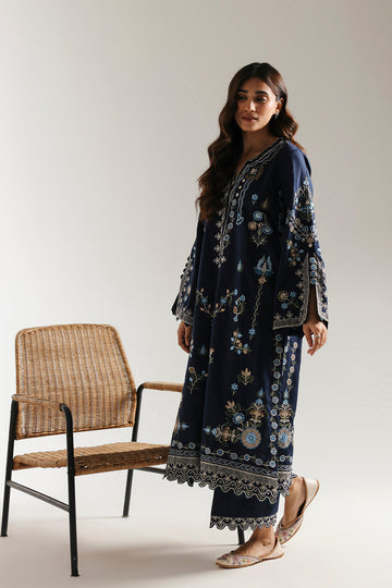 Ethnic | Rozana Collection 25 | Embroidered Dress 09A