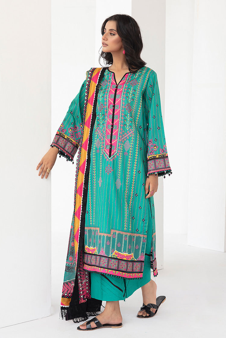 Ellena | Printed Lawn Collection | D19 - Pakistani Clothes for women, in United Kingdom and United States