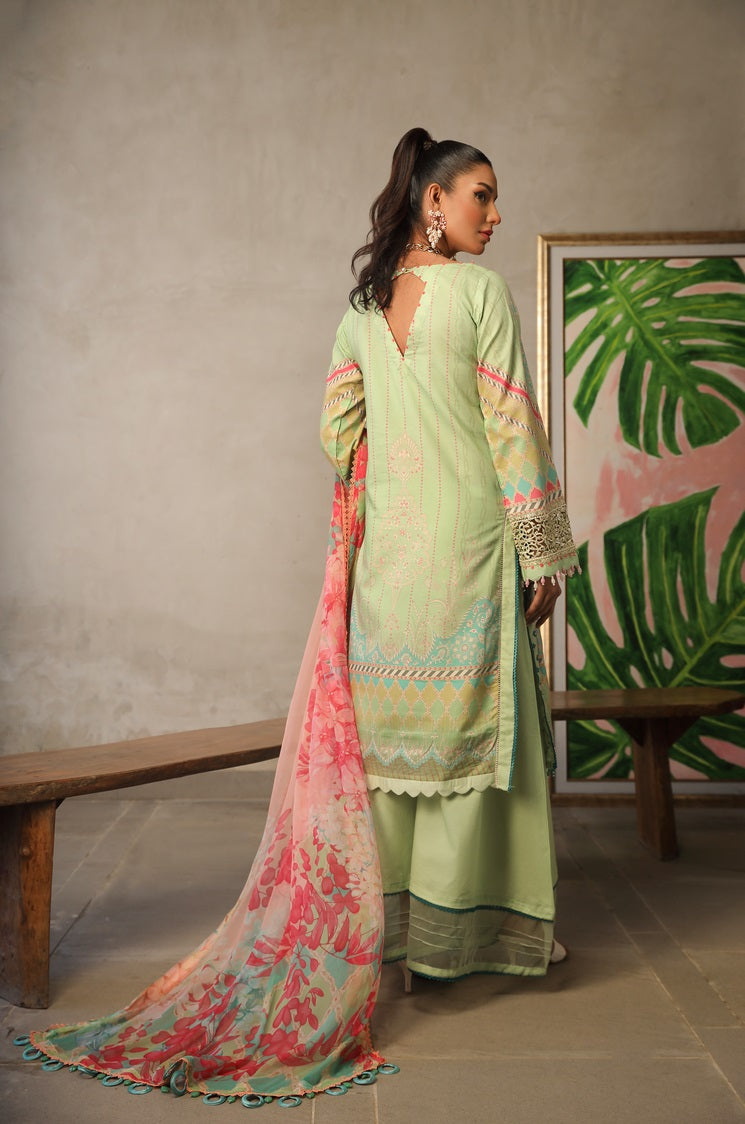 Ellena | Printed Lawn Collection | D01 - Pakistani Clothes for women, in United Kingdom and United States