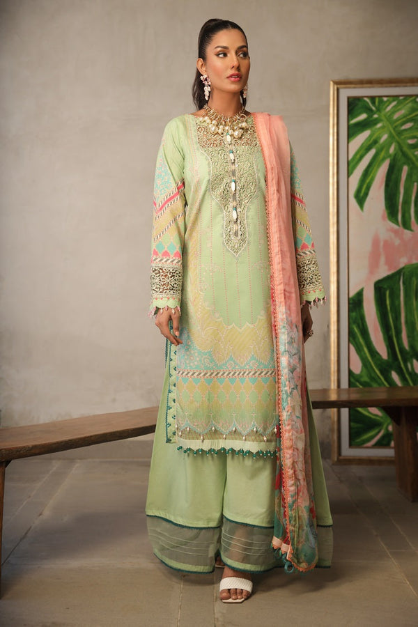 Ellena | Printed Lawn Collection | D01 - Pakistani Clothes for women, in United Kingdom and United States