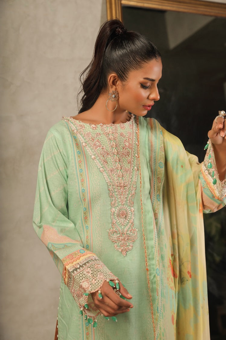 Ellena | Printed Lawn Collection | D02 - Pakistani Clothes for women, in United Kingdom and United States