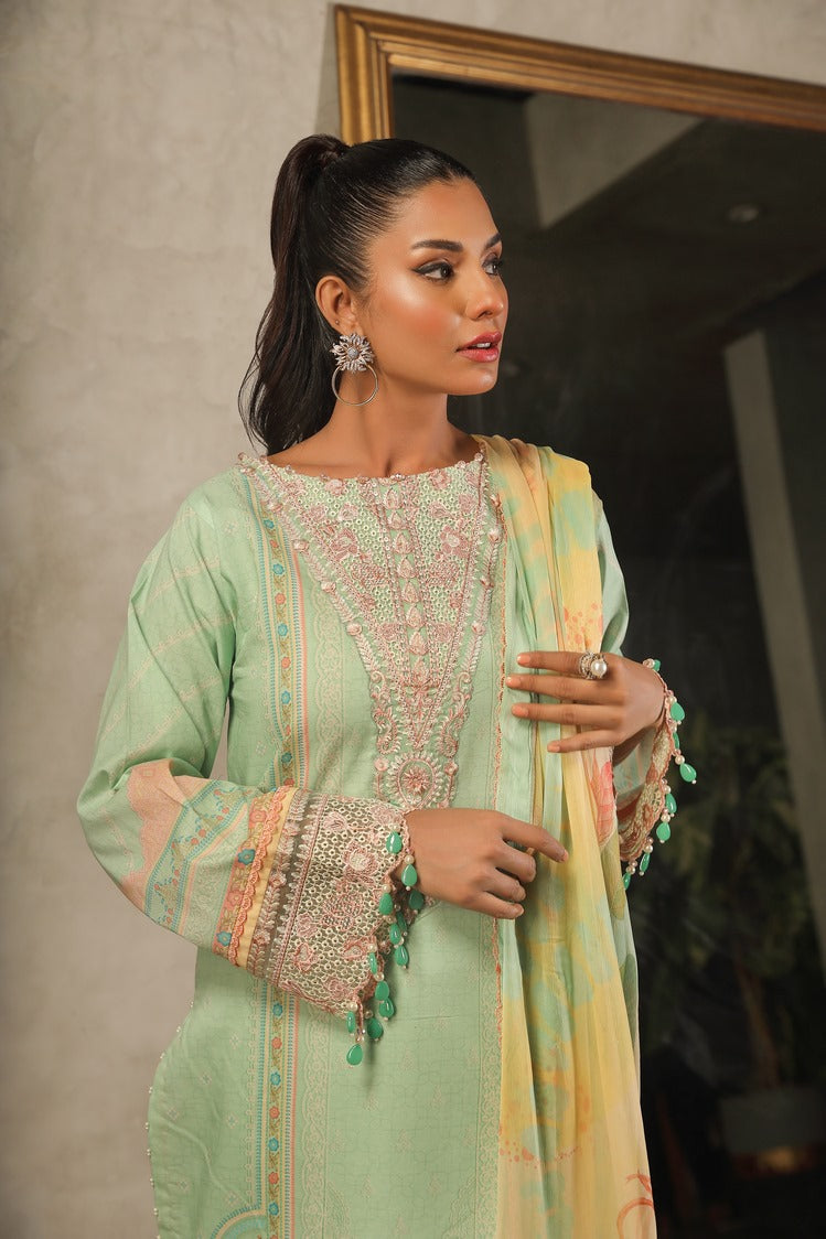 Ellena | Printed Lawn Collection | D02 - Pakistani Clothes for women, in United Kingdom and United States