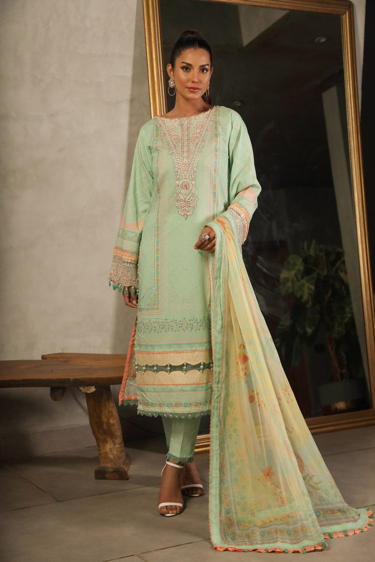 Ellena | Printed Lawn Collection | D02 - Pakistani Clothes for women, in United Kingdom and United States