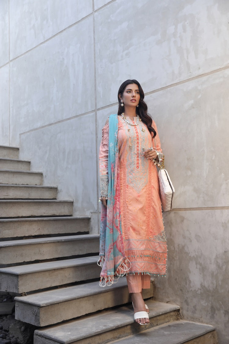 Ellena | Printed Lawn Collection | D03 - Pakistani Clothes for women, in United Kingdom and United States