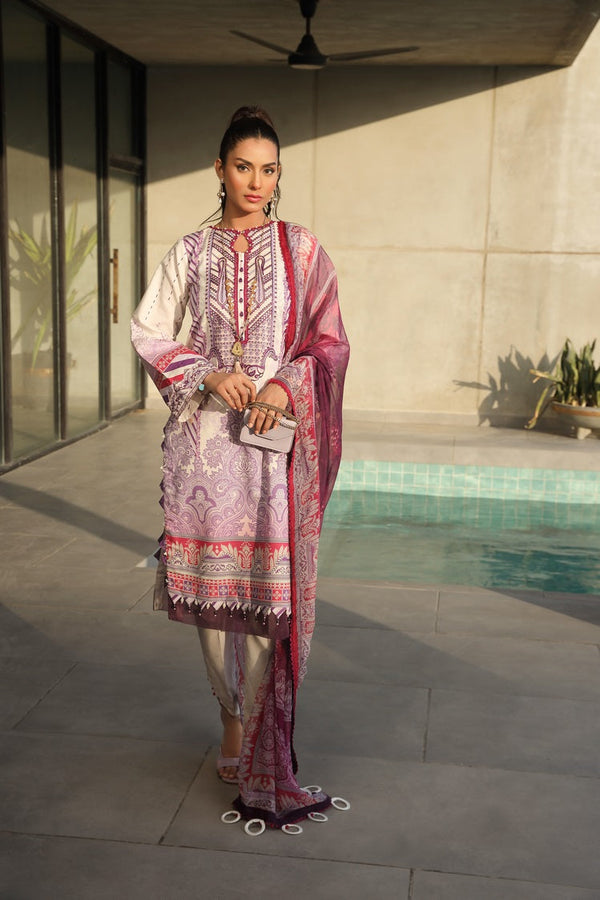 Ellena | Printed Lawn Collection | D07 - Pakistani Clothes for women, in United Kingdom and United States