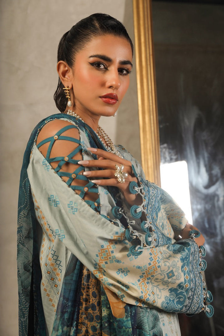 Ellena | Printed Lawn Collection | D08 - Pakistani Clothes for women, in United Kingdom and United States