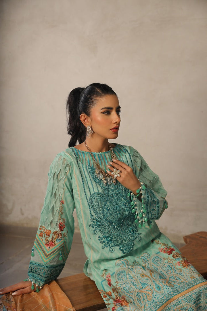 Ellena | Printed Lawn Collection | D09 - Pakistani Clothes for women, in United Kingdom and United States