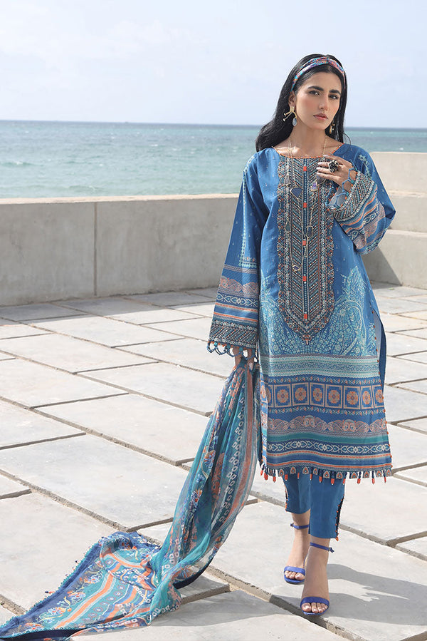 Ellena | Printed Lawn Collection | D10 - Pakistani Clothes for women, in United Kingdom and United States