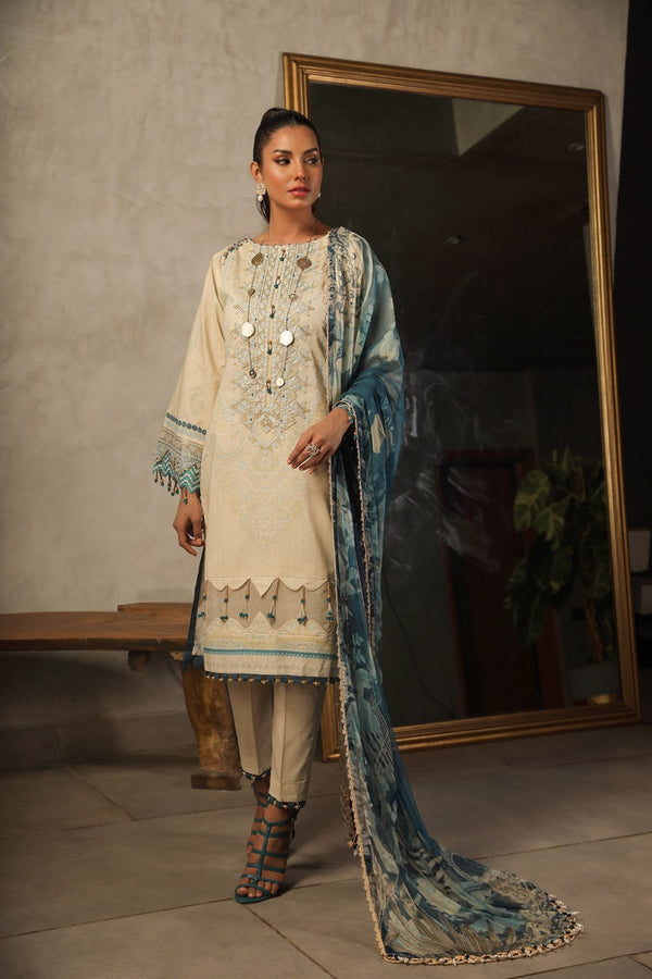 Ellena | Printed Lawn Collection | D11 - Pakistani Clothes for women, in United Kingdom and United States