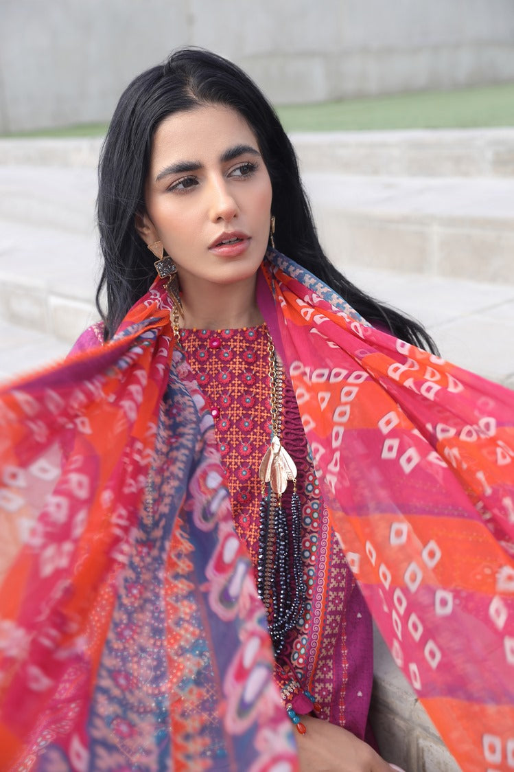 Ellena | Printed Lawn Collection | D12 - Pakistani Clothes for women, in United Kingdom and United States