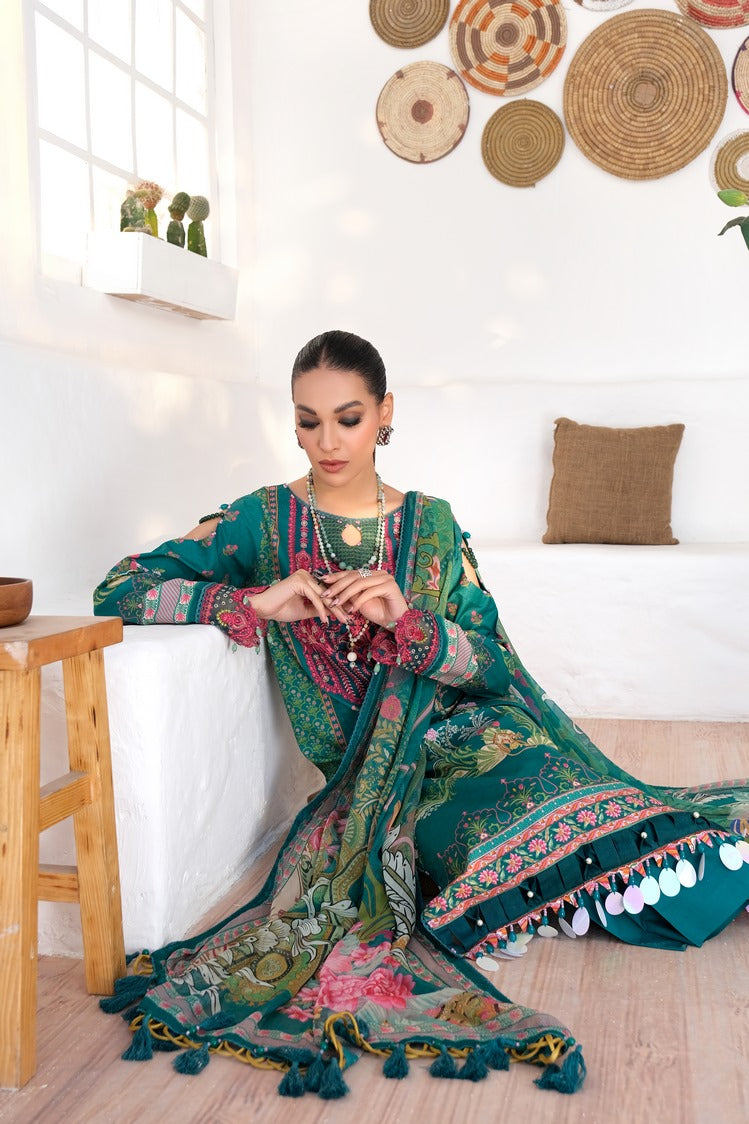 Ellena | Printed Lawn Collection | D14 - Pakistani Clothes for women, in United Kingdom and United States