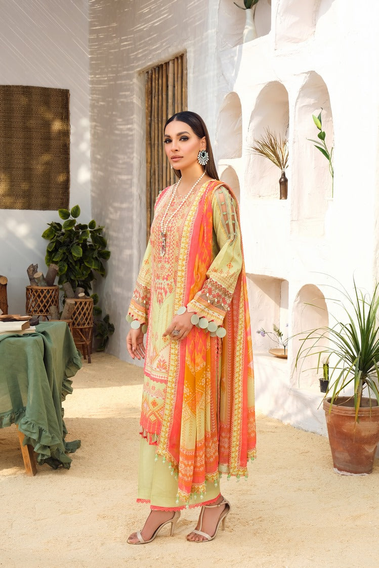 Ellena | Printed Lawn Collection | D16 - Pakistani Clothes for women, in United Kingdom and United States