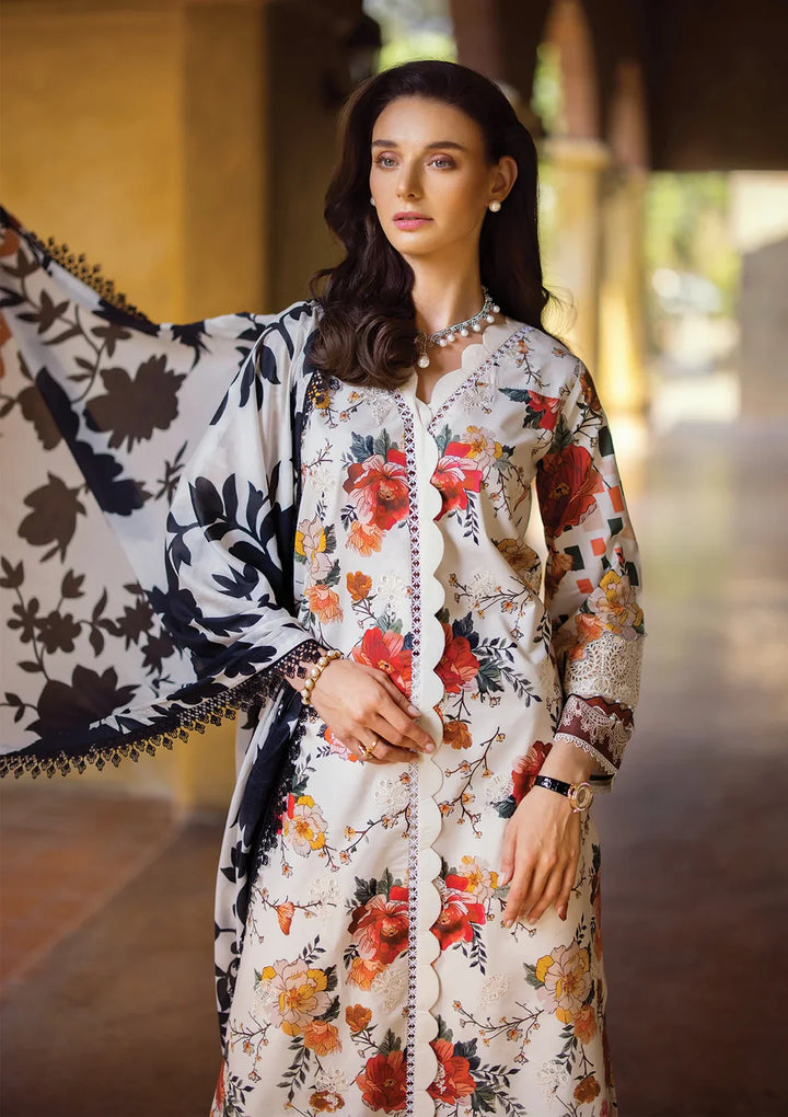 Elaf Premium | Print Chikankari 24 | ECT-02A MELROSE - Pakistani Clothes for women, in United Kingdom and United States