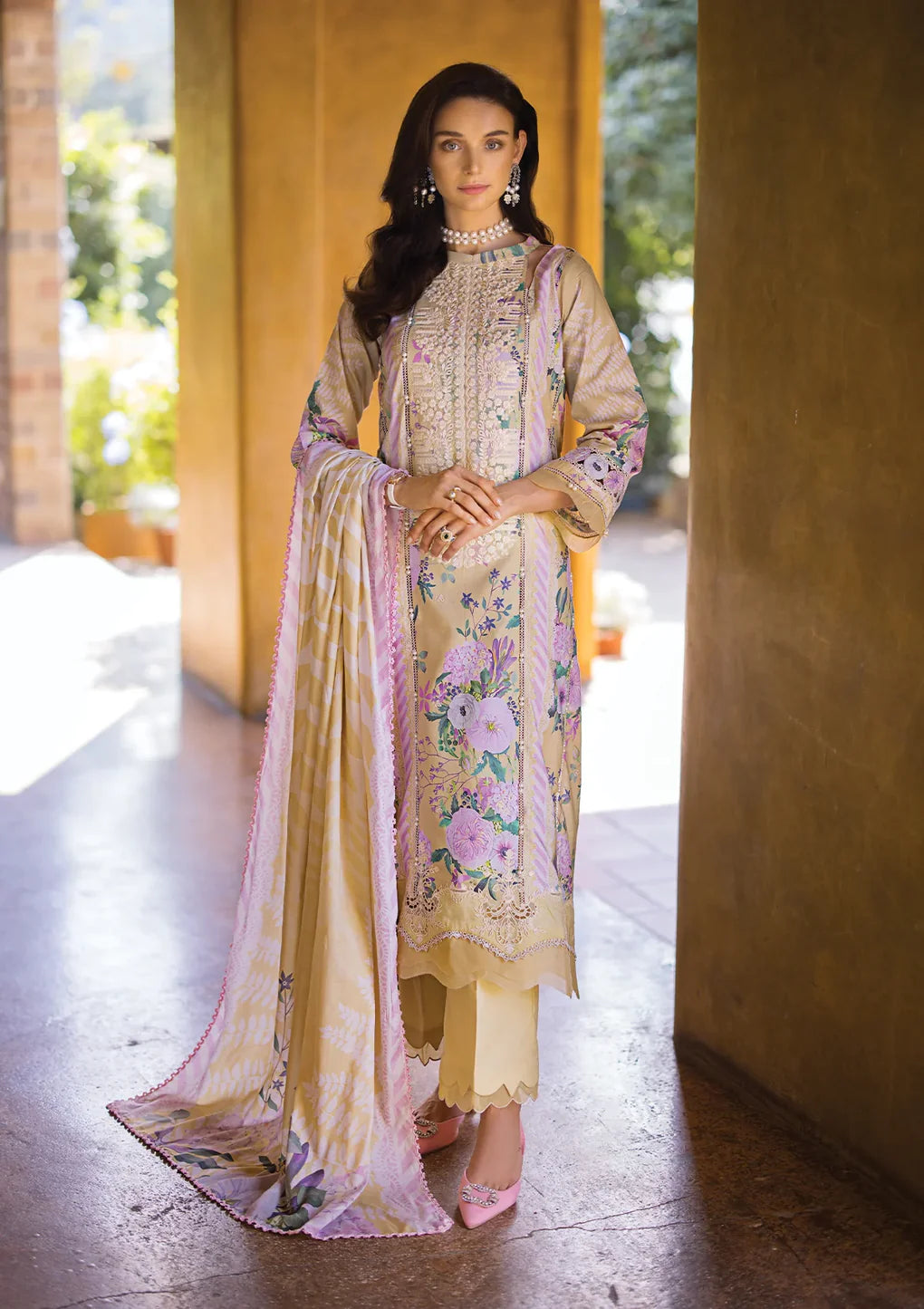 Elaf Premium | Print Chikankari 24 | ECT-04A TWINKLE - Pakistani Clothes for women, in United Kingdom and United States