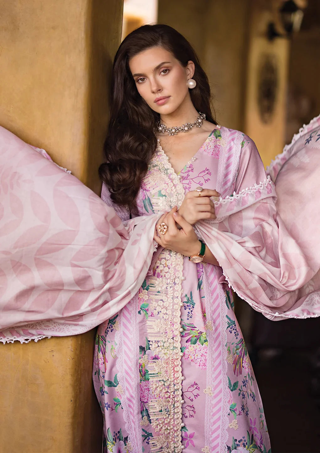 Elaf Premium | Print Chikankari 24 | ECT-04B DELPHINE - Pakistani Clothes for women, in United Kingdom and United States