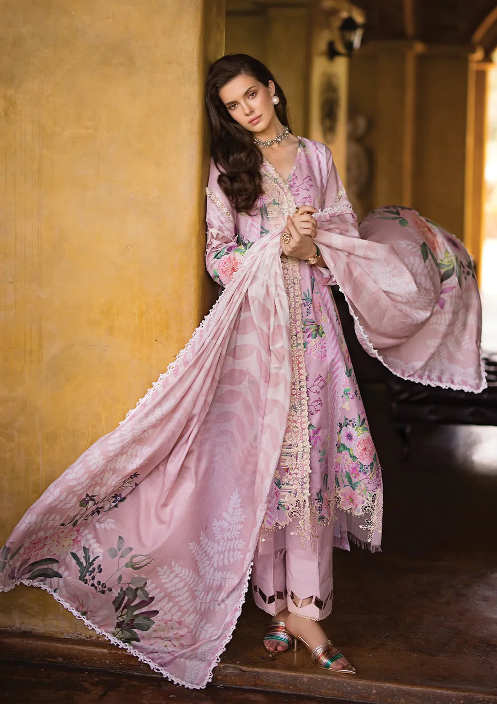 Elaf Premium | Print Chikankari 24 | ECT-04B DELPHINE - Pakistani Clothes for women, in United Kingdom and United States