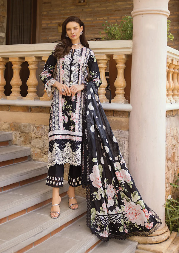 Elaf Premium | Print Chikankari 24 | ECT-05B WILD FLOWER - Hoorain Designer Wear - Pakistani Ladies Branded Stitched Clothes in United Kingdom, United states, CA and Australia