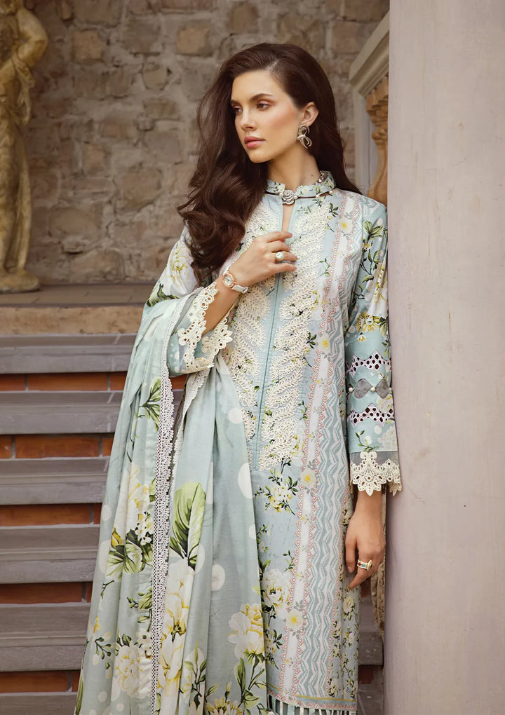 Elaf Premium | Print Chikankari 24 | ECT-05A WATERLILLY - Pakistani Clothes for women, in United Kingdom and United States