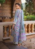 Elaf Premium | Print Chikankari 24 | ECT-03A OCEAN BLUE - Pakistani Clothes for women, in United Kingdom and United States