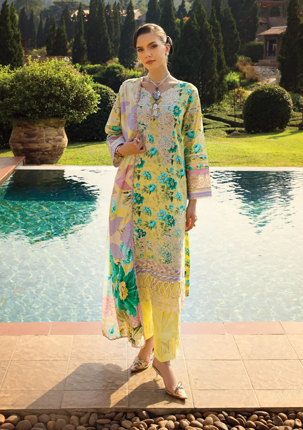 Elaf Premium | Print Chikankari 24 | ECT-06B MISTY SERENADE - Hoorain Designer Wear - Pakistani Ladies Branded Stitched Clothes in United Kingdom, United states, CA and Australia