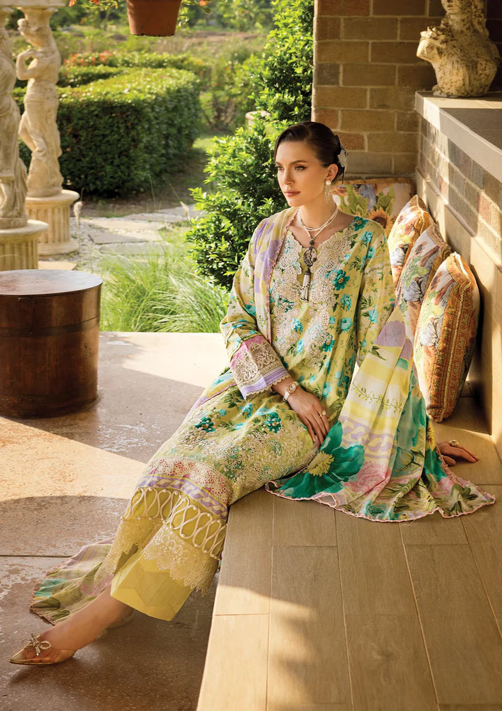 Elaf Premium | Print Chikankari 24 | ECT-06B MISTY SERENADE - Hoorain Designer Wear - Pakistani Designer Clothes for women, in United Kingdom, United states, CA and Australia
