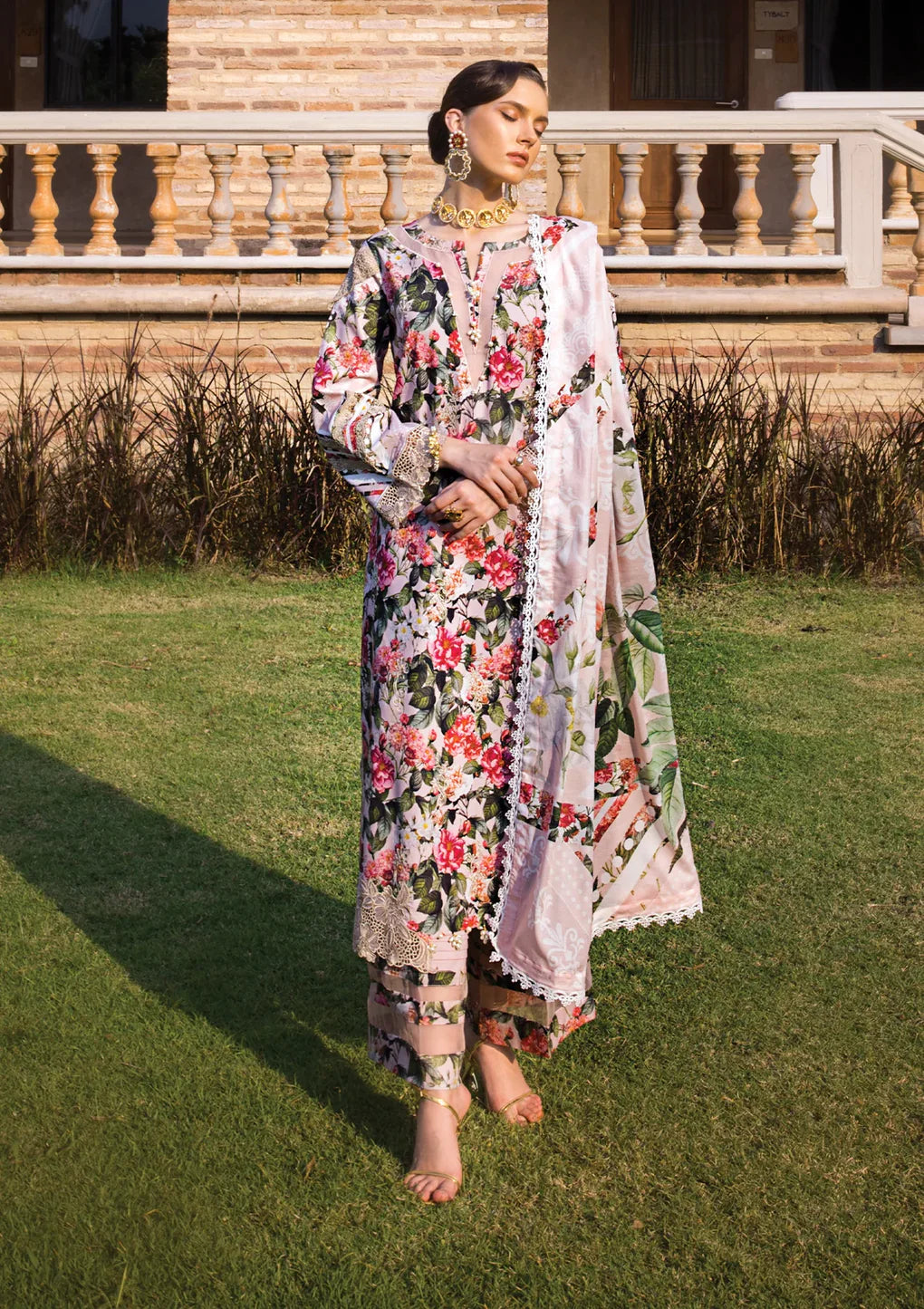 Elaf Premium | Print Chikankari 24 | ECT-01A SOIR - Pakistani Clothes for women, in United Kingdom and United States