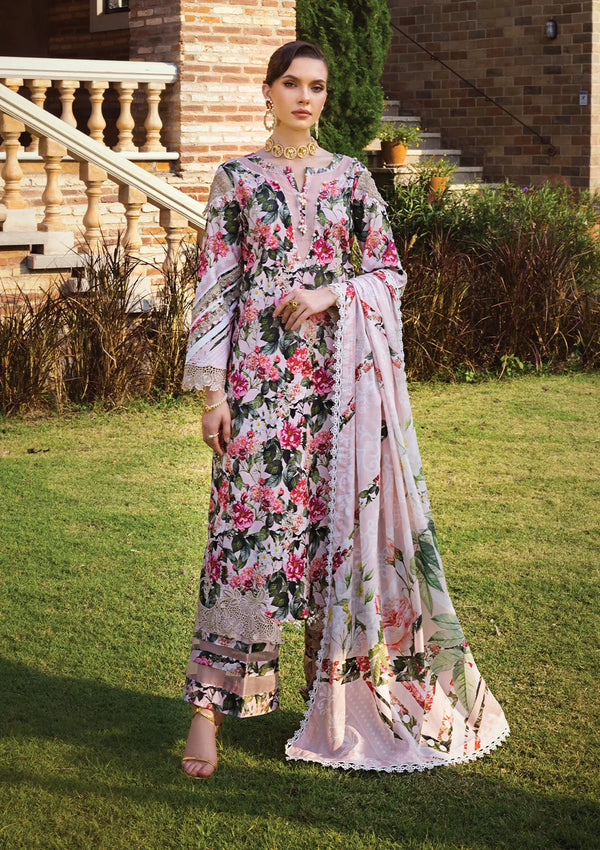 Elaf Premium | Print Chikankari 24 | ECT-01A SOIR - Hoorain Designer Wear - Pakistani Ladies Branded Stitched Clothes in United Kingdom, United states, CA and Australia