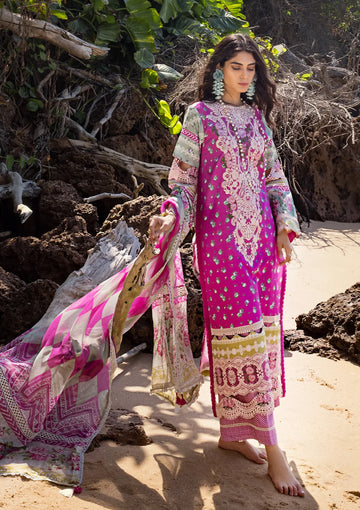 Elaf Premium | Signature Embroidered Lawn 24 | ESL-04B ENCHANTMENT - Pakistani Clothes for women, in United Kingdom and United States