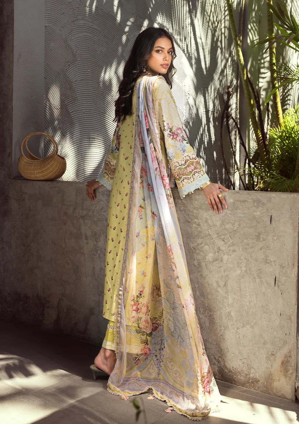 Elaf Premium | Signature Embroidered Lawn 24 | ESL-02A PIXIE DUST - Pakistani Clothes for women, in United Kingdom and United States