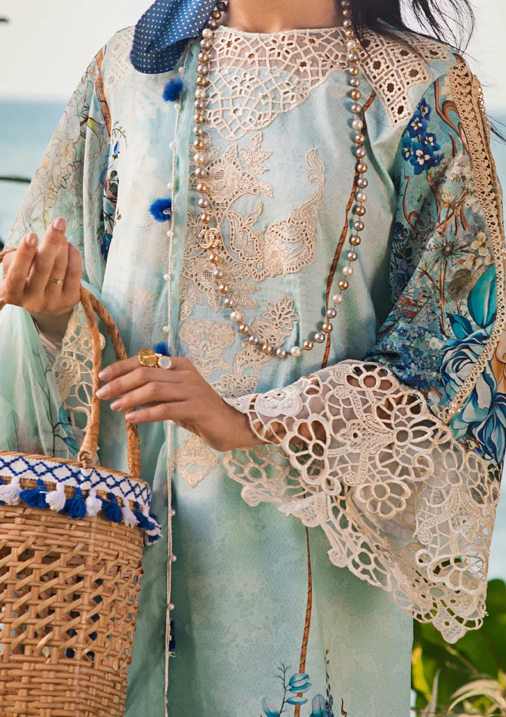 Elaf Premium | Signature Embroidered Lawn 24 | ESL-07B HEAVEN'S MIST - Pakistani Clothes for women, in United Kingdom and United States