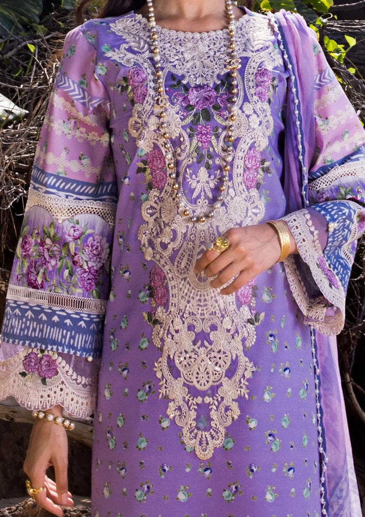 Elaf Premium | Signature Embroidered Lawn 24 | ESL-04A MADEMOISELLE - Hoorain Designer Wear - Pakistani Ladies Branded Stitched Clothes in United Kingdom, United states, CA and Australia
