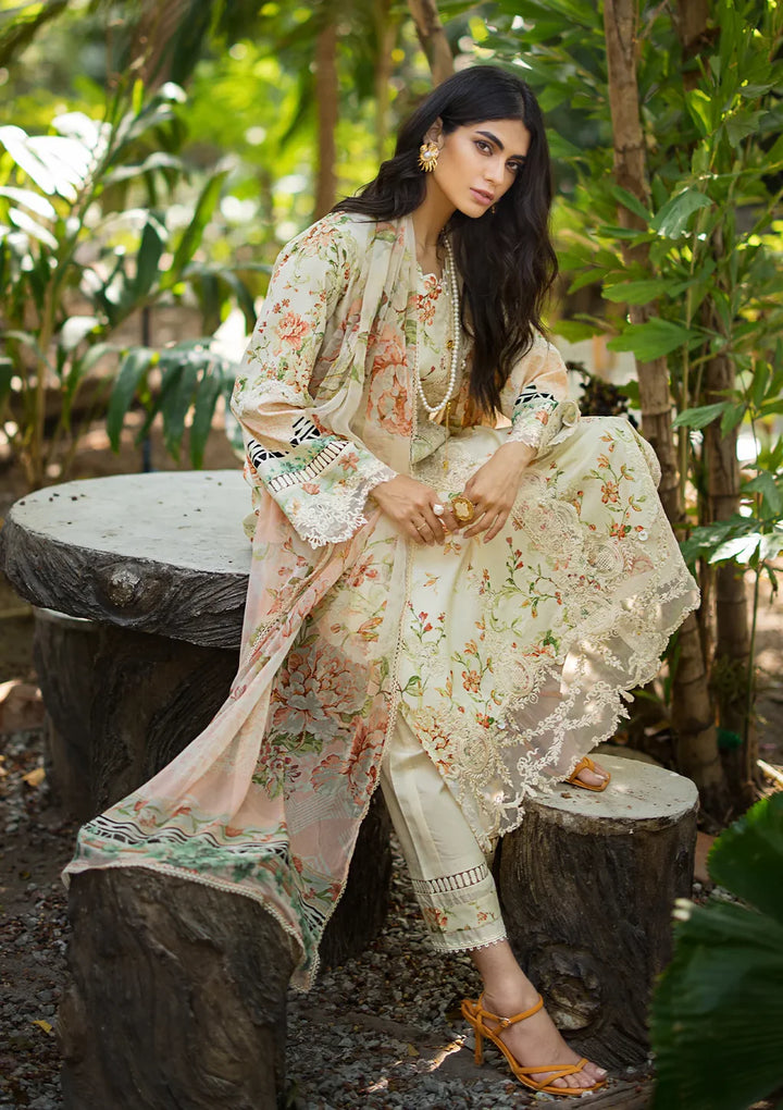 Elaf Premium | Signature Embroidered Lawn 24 | ESL-03A ANGELS BREATH - Pakistani Clothes for women, in United Kingdom and United States