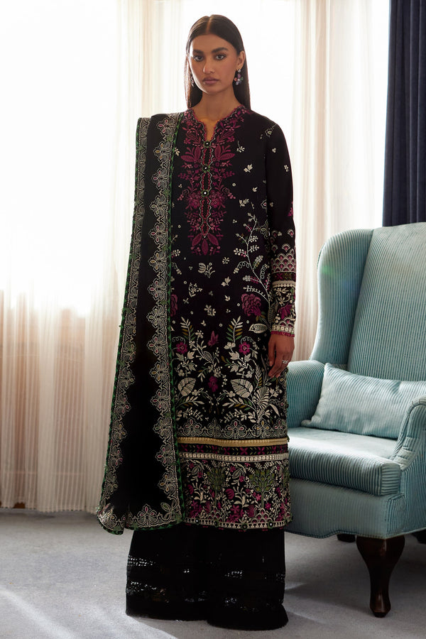 Elan | Lawn’24 |QISTINA (EL24-03 B) - Hoorain Designer Wear - Pakistani Ladies Branded Stitched Clothes in United Kingdom, United states, CA and Australia