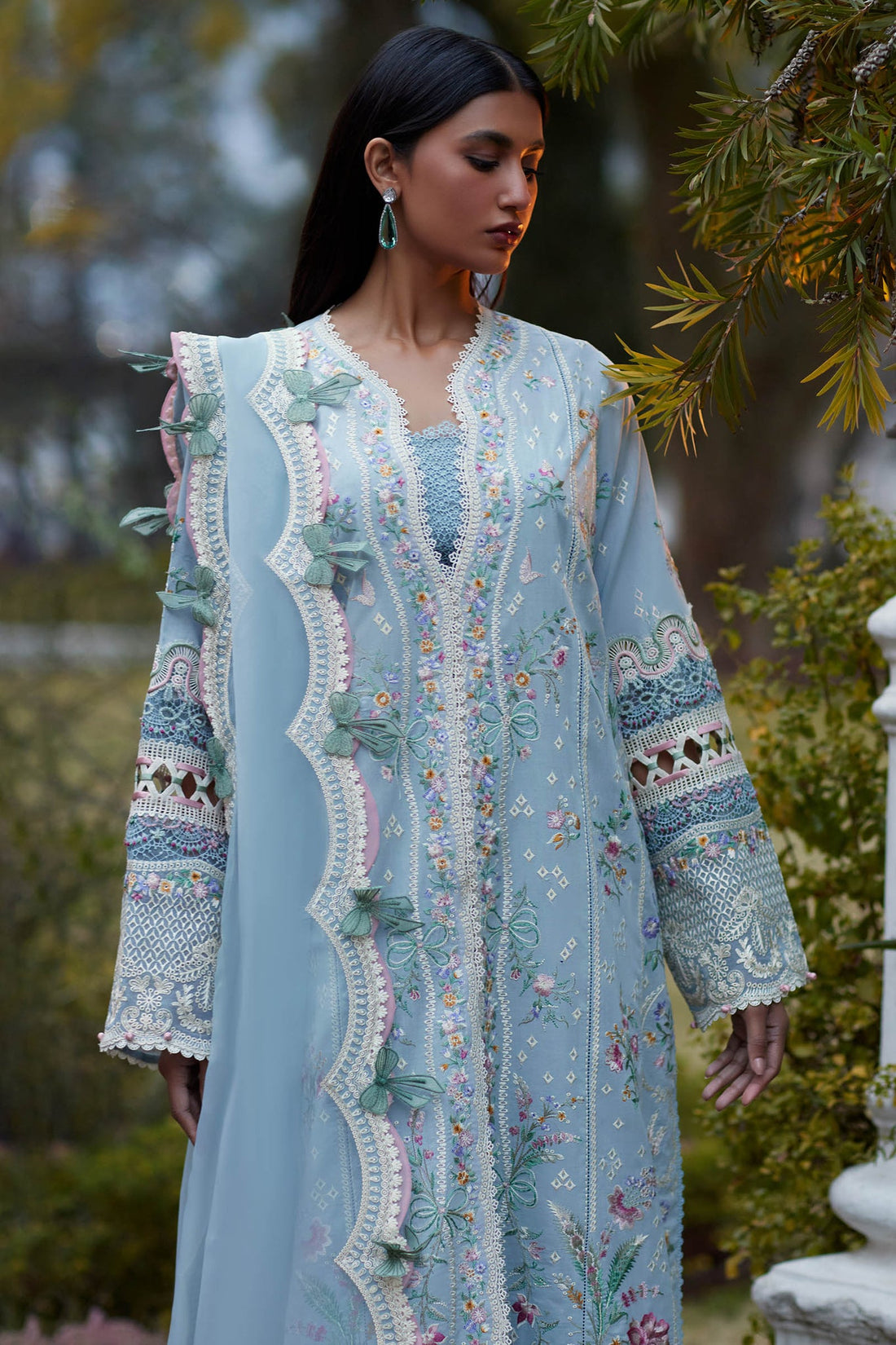 Elan | Lawn’24 | MIRZETA (EL24-11 A) - Pakistani Clothes for women, in United Kingdom and United States