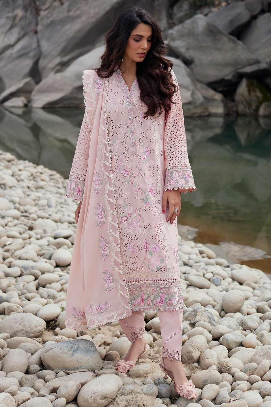 Elan | Lawn’24 | AIREEN (EL24-09 A) - Pakistani Clothes for women, in United Kingdom and United States