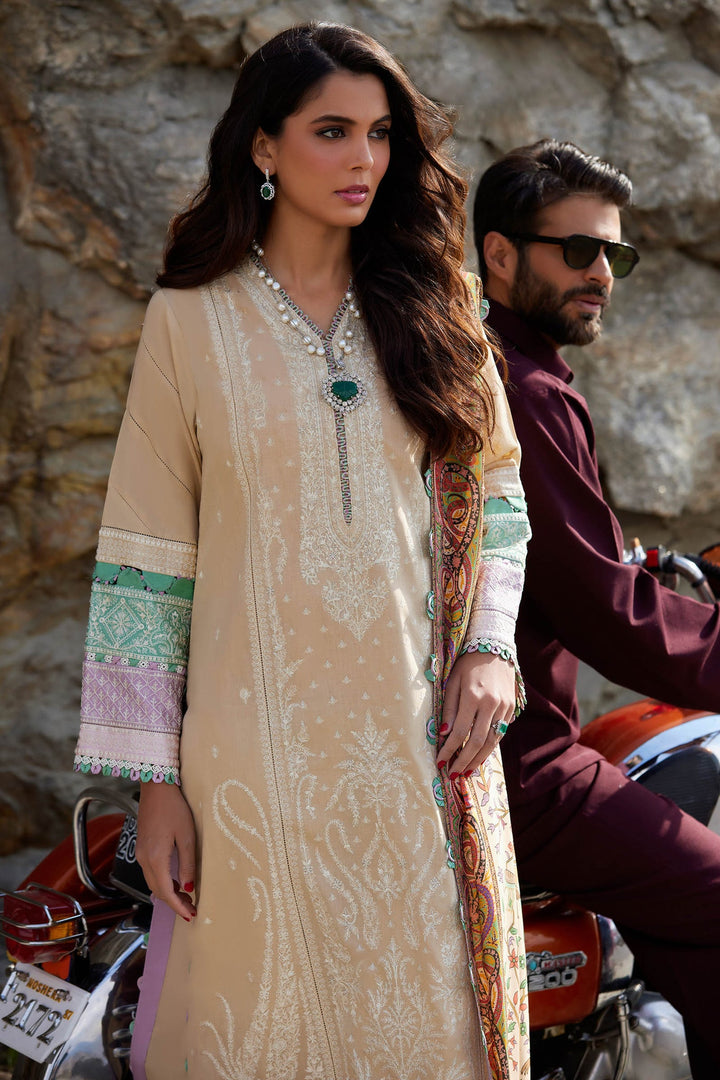 Elan | Lawn’24 | SHERINE (EL24-07 B) - Hoorain Designer Wear - Pakistani Ladies Branded Stitched Clothes in United Kingdom, United states, CA and Australia