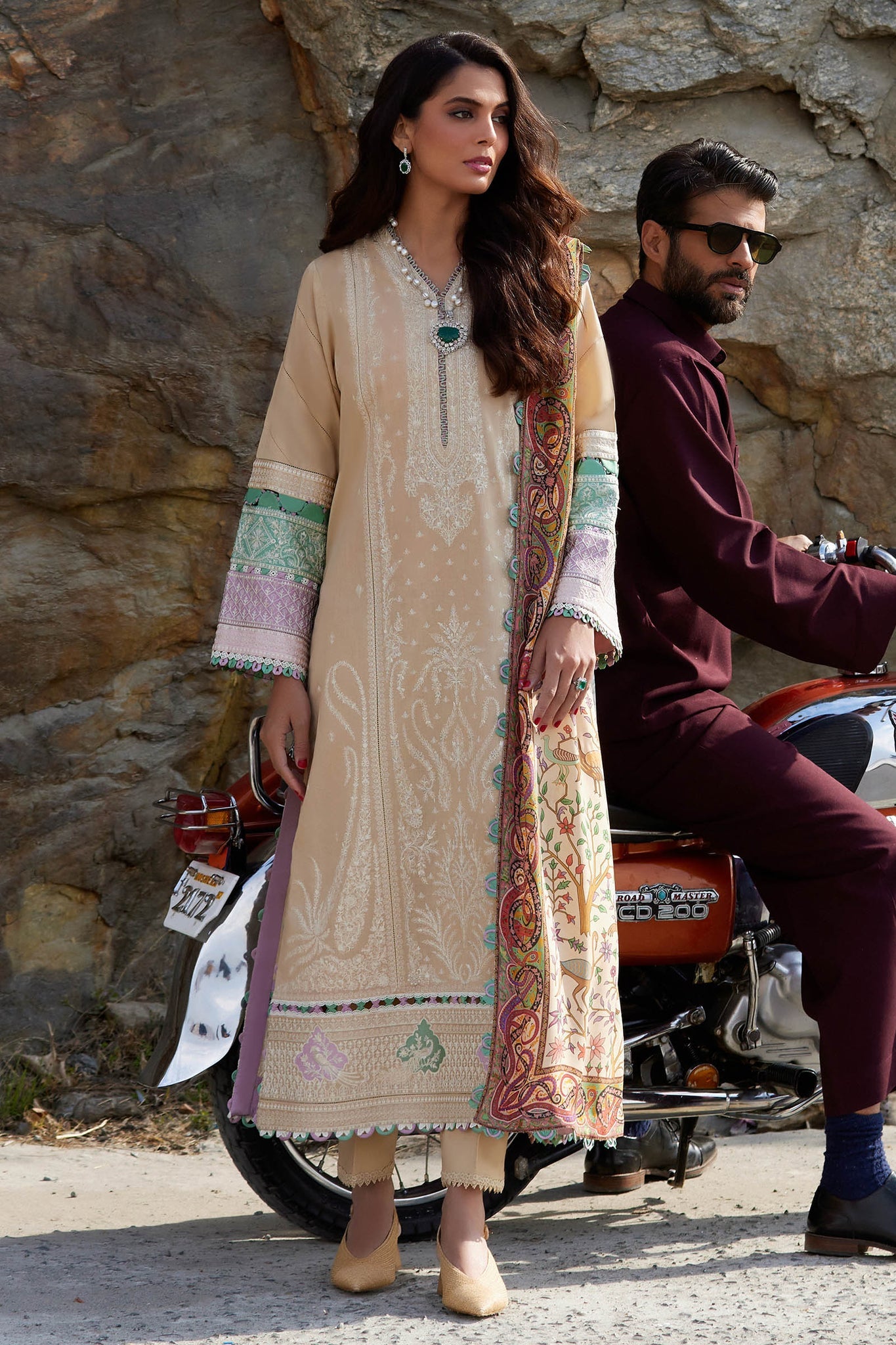 Elan | Lawn’24 | SHERINE (EL24-07 B) - Pakistani Clothes for women, in United Kingdom and United States