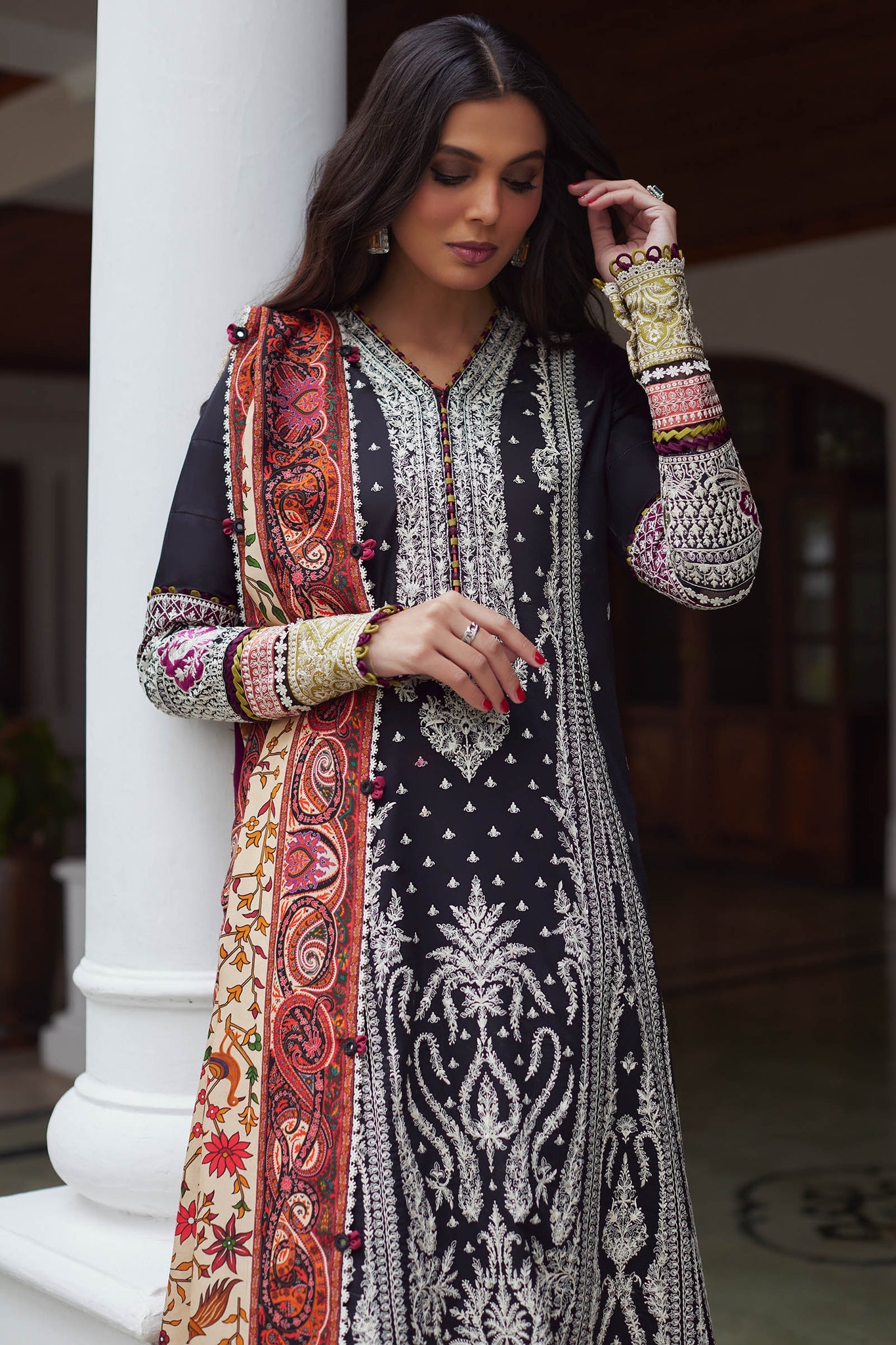 Elan | Lawn’24 | SHERINE (EL24-07 A) - Pakistani Clothes for women, in United Kingdom and United States