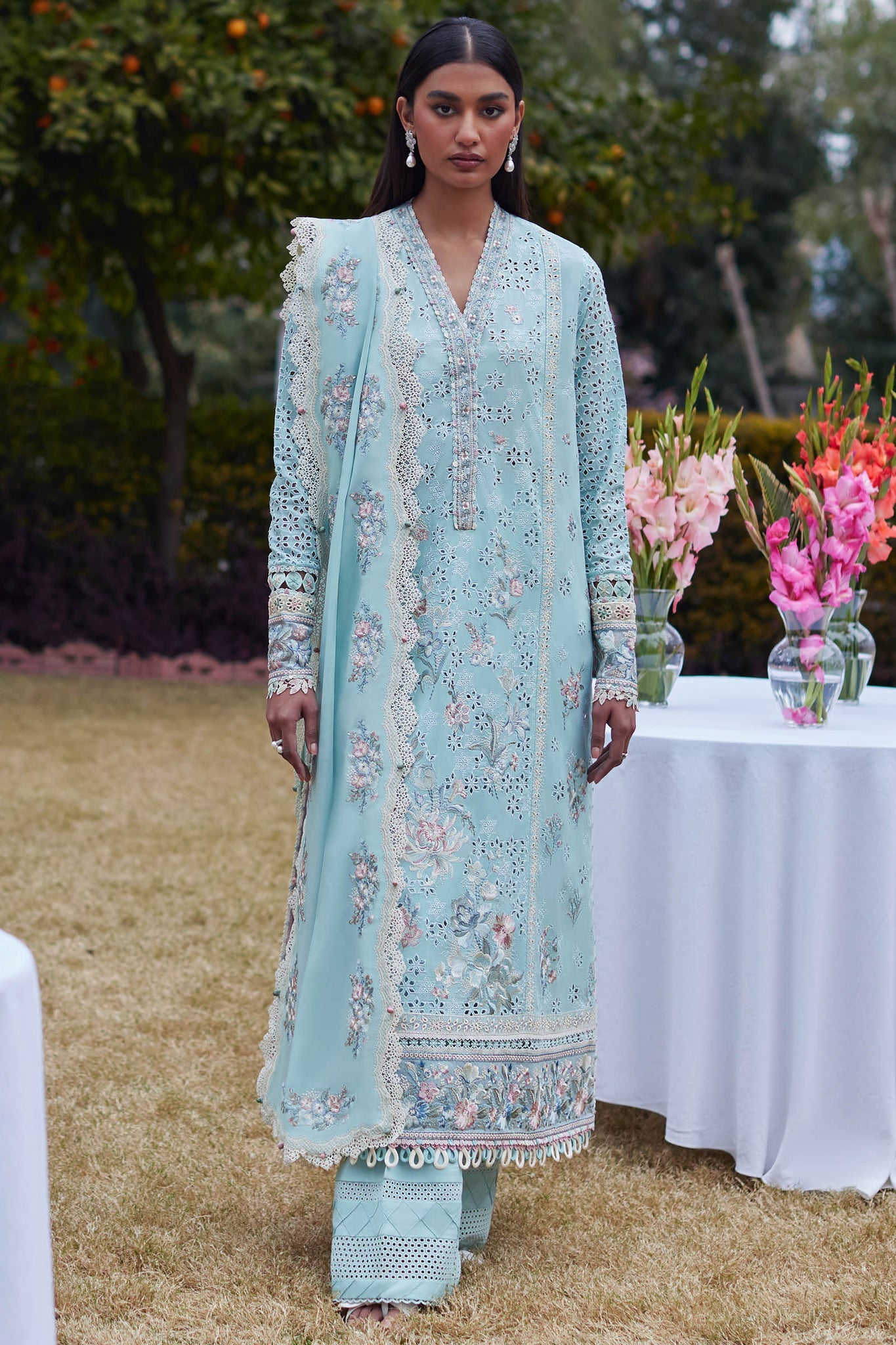 Elan | Lawn’24 | AIREEN (EL24-09 B) - Pakistani Clothes for women, in United Kingdom and United States