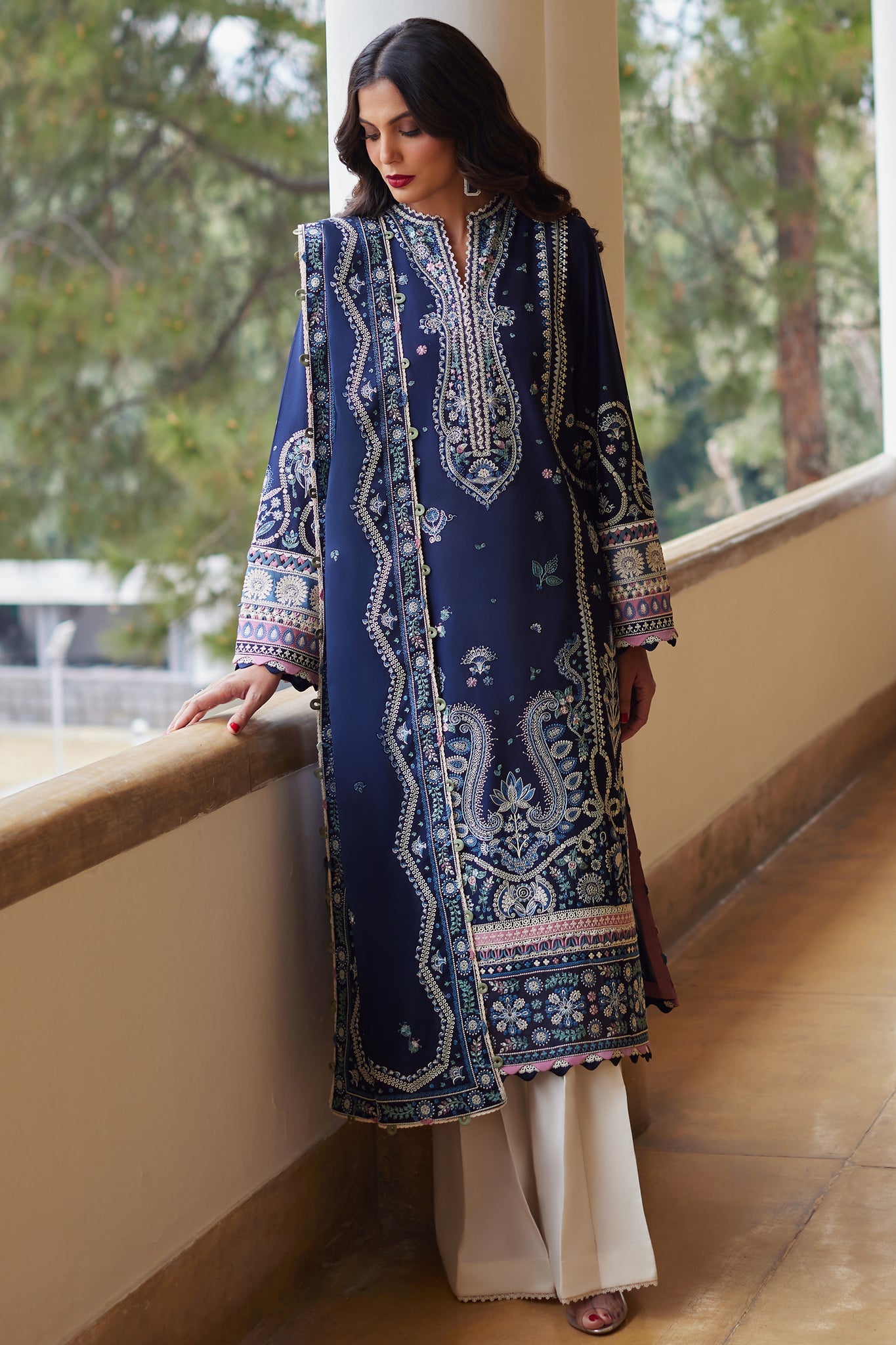 Elan | Lawn’24 | MAHROSH (EL24-04 B) - Pakistani Clothes for women, in United Kingdom and United States