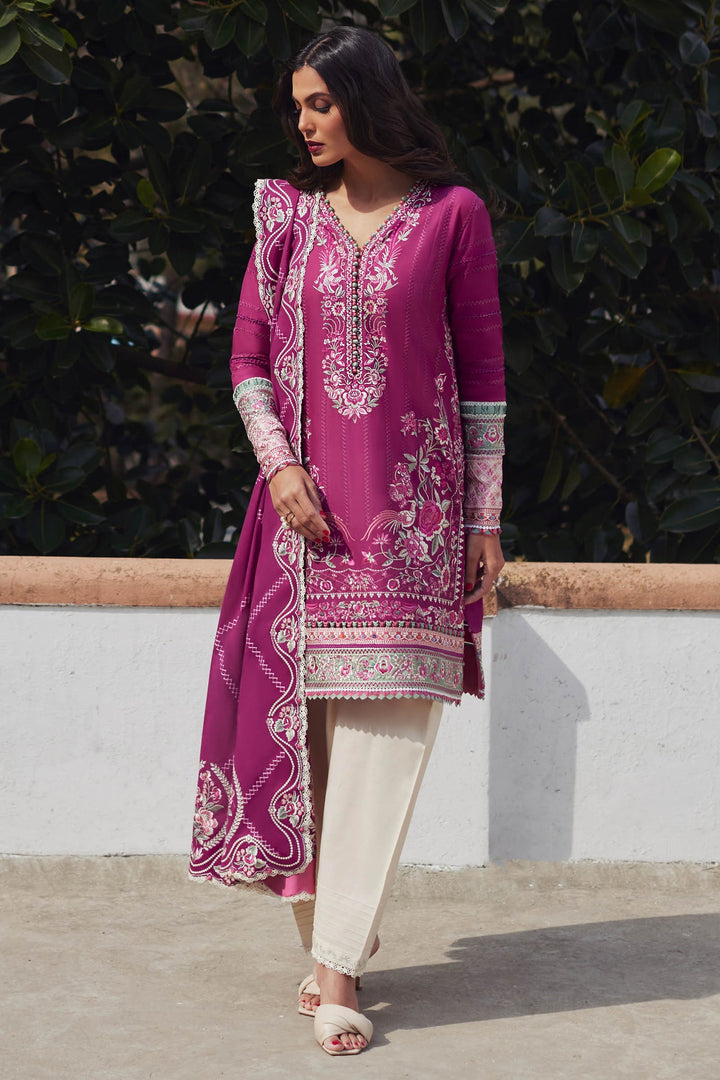 Elan | Lawn’24 | AIRA (EL24-10 A) - Hoorain Designer Wear - Pakistani Designer Clothes for women, in United Kingdom, United states, CA and Australia